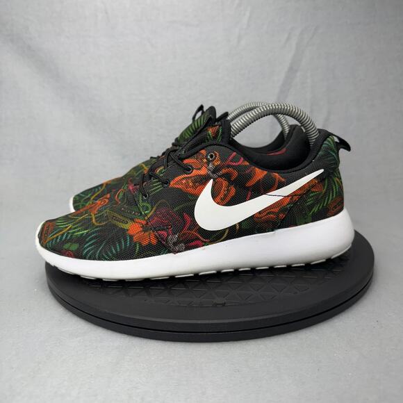 Nike Roshe Run 655206-810 Floral Total Orange Mens Size 6 - Picture 3 of 6